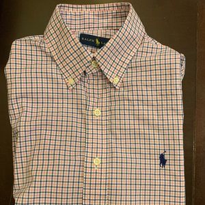 RALPH LAUREN BUTTON UP DRESS SHIRT